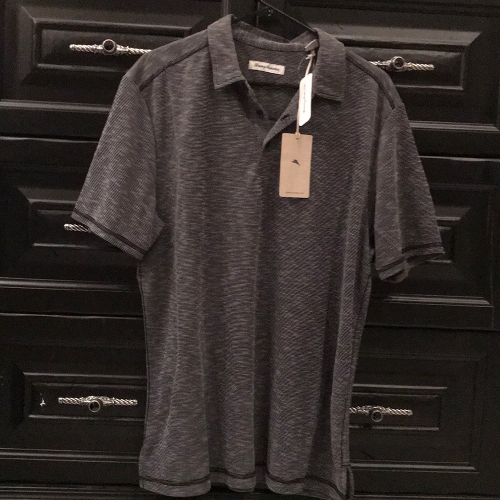 TOMMY BAHAMA NWT POLO GOLF SHIRT DOUBLE TEMPO